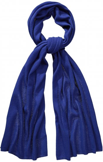 Ulla Popken Virgin Wool Cashmere Mix Scarf Deep Aqua - Doplňky - 