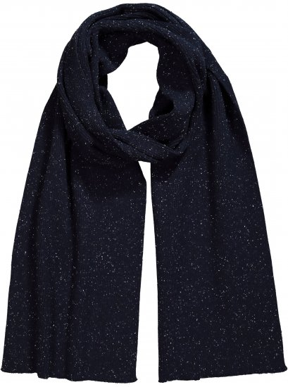 Ulla Popken Textured Speckled Scarf Navy - Doplňky - 