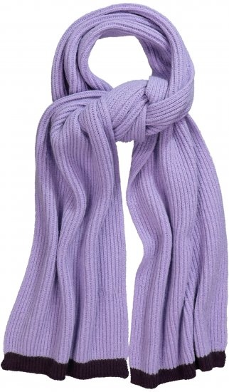 Ulla Popken Two Tone Knit Scarf Lavender - Doplňky - 