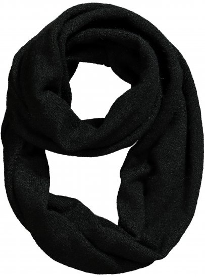 Ulla Popken Knit Infinity Scarf Black - Doplňky - 