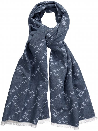 Ulla Popken Smyle Reversible Scarf Navy - Doplňky - 