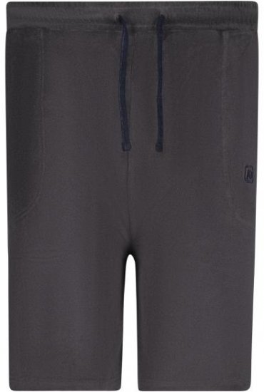 Adamo Terry Shorts Dark Grey - Šortky - Šortky Nadměrné Velikosti W40-W60