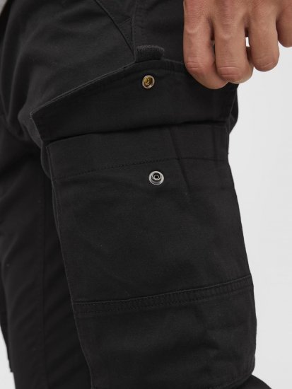 Jack & Jones Paul Flake Cargo Pants Black - Džíny & kalhoty - Džíny a Kalhoty - W40-W70
