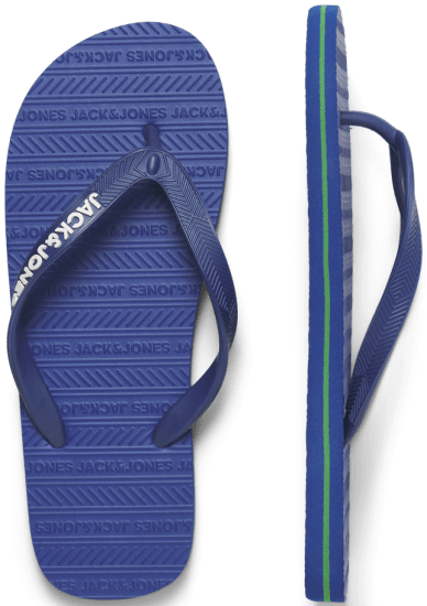 Jack & Jones Basic Flip Flop Slippers Blue Quartz - Pánská obuv 40-52 - 