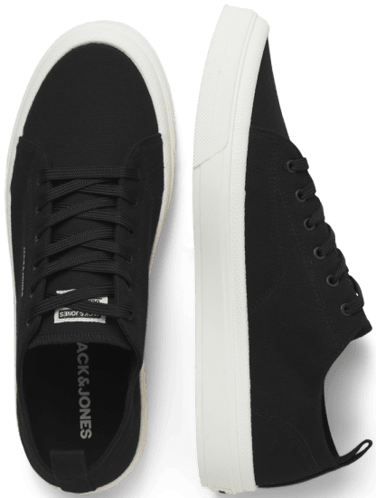 Jack & Jones Bayswater Canvas Sneakers Anthracite - Pánská obuv 40-52 - 