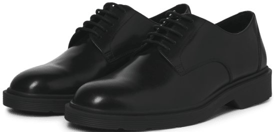 Jack & Jones Dax Leather Lace Shoes Anthracite - Pánská obuv 40-52 - 
