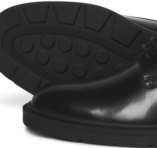 Jack & Jones Dax Leather Lace Shoes Anthracite - Pánská obuv 40-52 - 