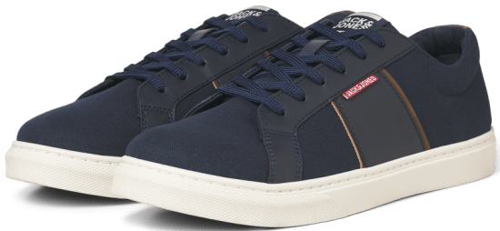 Jack & Jones Watmos Canvas Sneakers Navy Blazer - Pánská obuv 40-52 - 