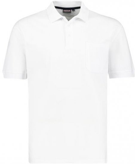 Adamo 139311 Poloshirt RF White - Polokošile - Polokošile 2XL-8XL - Trička s límečkem 2XL-8XL