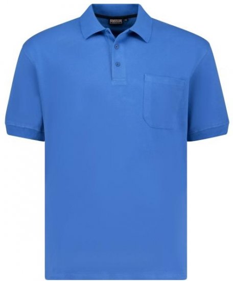 Adamo 139311 Poloshirt RF Azure Blue - Polokošile - Polokošile 2XL-8XL - Trička s límečkem 2XL-8XL