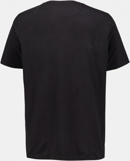 JP1880 Rolling Stones Graphic Band Comfort Fit T-Shirt Black - Trička - Trička nadměrné velikosti - 2XL-14XL