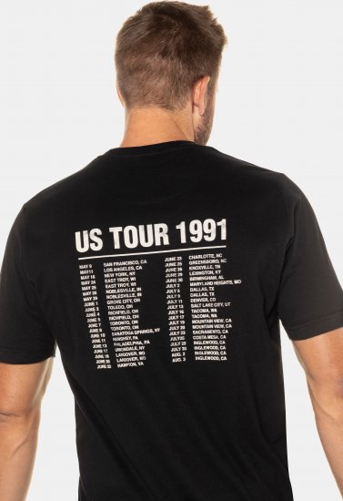 JP1880 Guns N’ Roses Skull Comfort Fit Band T-Shirt Black - Trička - Trička nadměrné velikosti - 2XL-14XL