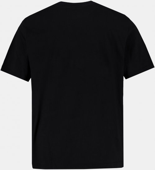 JP1880 Rolling Stones Graphic Comfort Fit Band T-Shirt Black - Trička - Trička nadměrné velikosti - 2XL-14XL