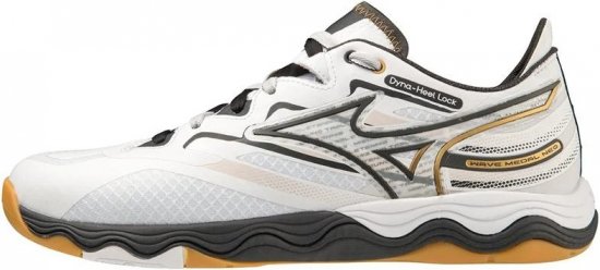 Mizuno 81GA232502 Sneakers White/Black/Gold - Pánská obuv 40-52 - 