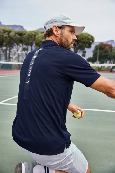 JP1880 FLEXNAMIC® QuickDry Tennis Polo Dark Navy - Sportovní oblečení - Sportovní Oblečení 2XL-10XL