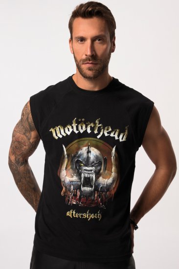 JP1880 Ozzy Motörhead Graphic Band T-Shirt Black - Trička - Trička nadměrné velikosti - 2XL-14XL