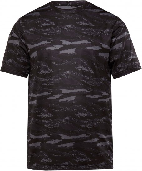 JP1880 QuickDry Graphic Print Tennis T-Shirt Black - Sportovní oblečení - Sportovní Oblečení 2XL-10XL