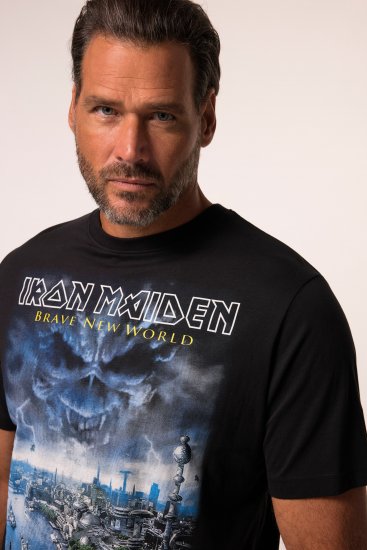 JP1880 Iron Maiden Brave New World T-Shirt Black - Trička - Trička nadměrné velikosti - 2XL-14XL