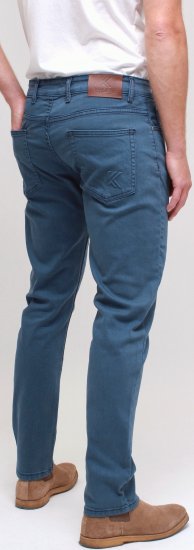 Kam Jeans Bens Embossed Reg Fit Jeans Smokey Blue - Džíny & kalhoty - Džíny a Kalhoty - W40-W70