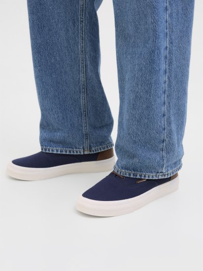 Jack & Jones Lington Canvas Sneakers Navy Blazer - Pánská obuv 40-52 - 