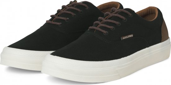 Jack & Jones Lington Canvas Sneakers Black - Pánská obuv 40-52 - 