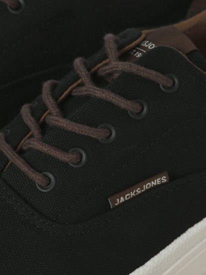 Jack & Jones Lington Canvas Sneakers Black - Pánská obuv 40-52 - 