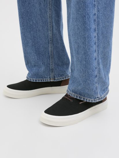 Jack & Jones Lington Canvas Sneakers Black - Pánská obuv 40-52 - 