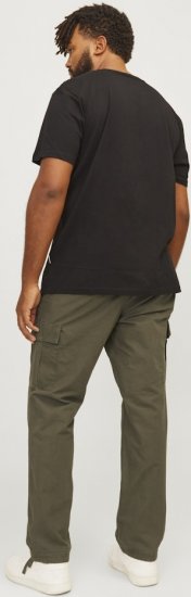Jack & Jones KANE BARKLEY Cargopants Khaki - Džíny & kalhoty - Džíny a Kalhoty - W40-W70