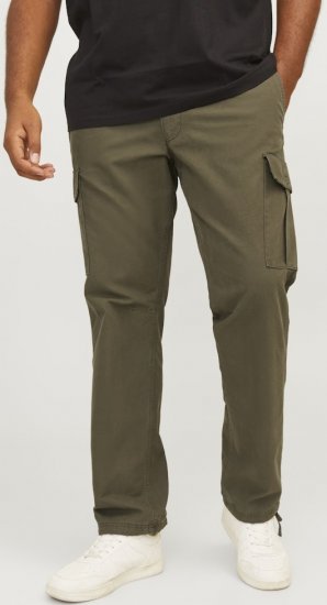 Jack & Jones KANE BARKLEY Cargopants Khaki - Džíny & kalhoty - Džíny a Kalhoty - W40-W70