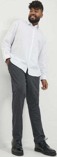 Jack & Jones Marco Cooper Chino Pants Dark Grey Melange - Džíny & kalhoty - Džíny a Kalhoty - W40-W70