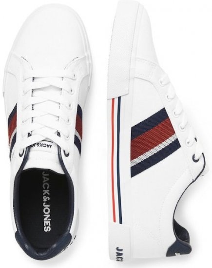 Jack & Jones Gorgon Sneakers Bright White - Pánská obuv 40-52 - 