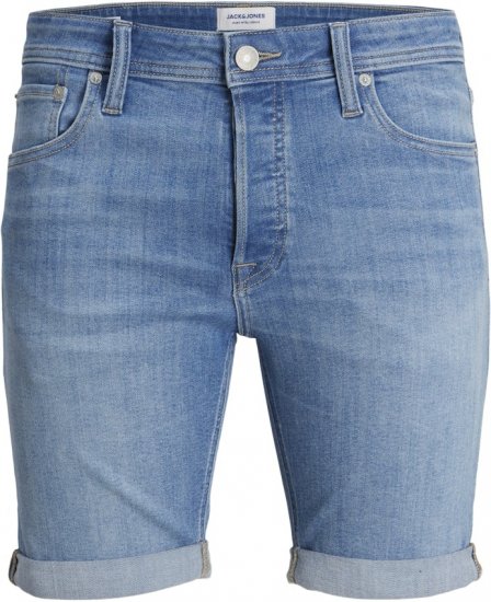 Jack & Jones Rick Original Shorts Blue Denim - Šortky - Šortky Nadměrné Velikosti W40-W60