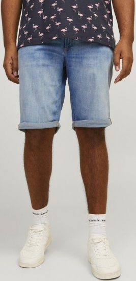 Jack & Jones Rick Original Shorts Blue Denim - Šortky - Šortky Nadměrné Velikosti W40-W60