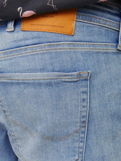 Jack & Jones Rick Original Shorts Blue Denim - Šortky - Šortky Nadměrné Velikosti W40-W60
