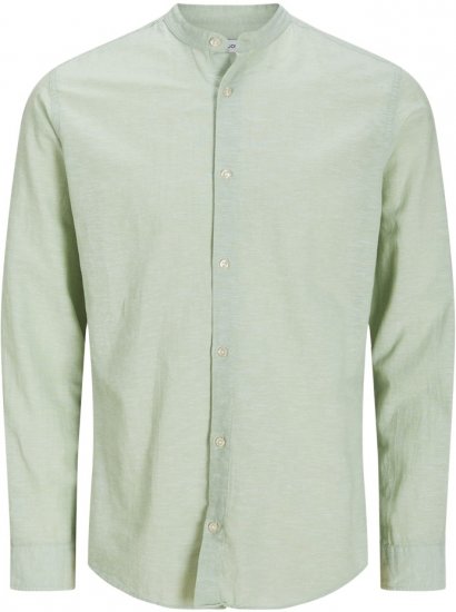 Jack & Jones Breeze Poplin Long Sleeve Shirt Iceberg Green - Košile - Košile 2XL-10XL
