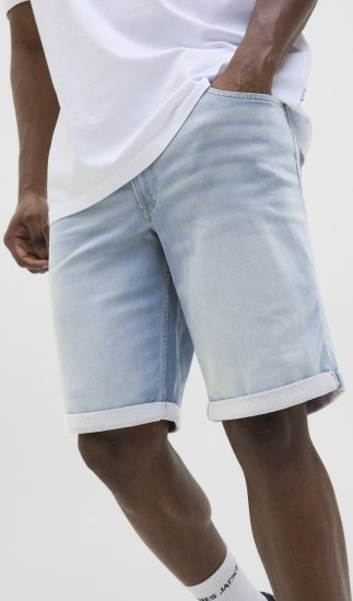 Jack & Jones Rick Icon I.K. Shorts Blue Denim - Šortky - Šortky Nadměrné Velikosti W40-W60