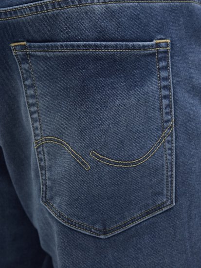 Jack & Jones Rick Con I.K. SHORTS GE 132 SN Blue Denim - Šortky - Šortky Nadměrné Velikosti W40-W60