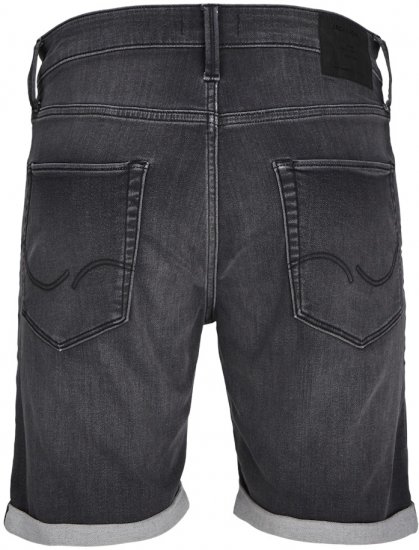 Jack & Jones Rick Con I.K. SHORTS Black Denim - Šortky - Šortky Nadměrné Velikosti W40-W60