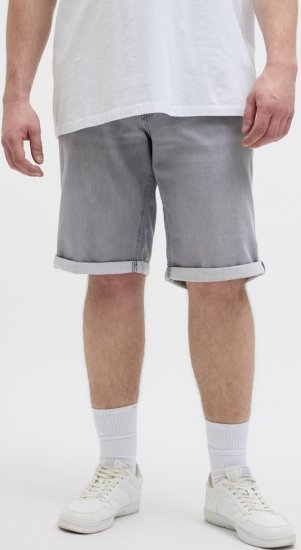 Jack & Jones Rick Icon I.K. GE 063 Shorts Grey Denim - Šortky - Šortky Nadměrné Velikosti W40-W60