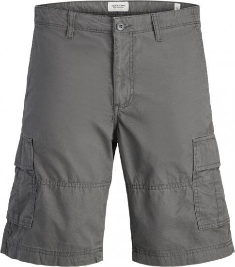 Jack & Jones Cole Mateo Cargo Shorts Castlerock - Šortky - Šortky Nadměrné Velikosti W40-W60