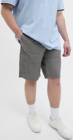 Jack & Jones Cole Mateo Cargo Shorts Castlerock - Šortky - Šortky Nadměrné Velikosti W40-W60