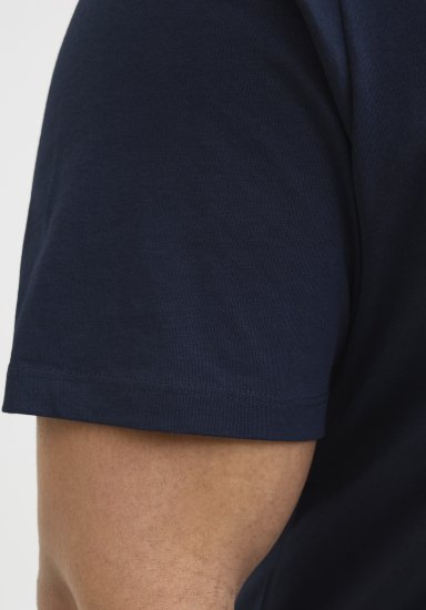 Jack & Jones Hawaii Shape Crew Neck T-Shirt Navy - Trička - Trička nadměrné velikosti - 2XL-14XL