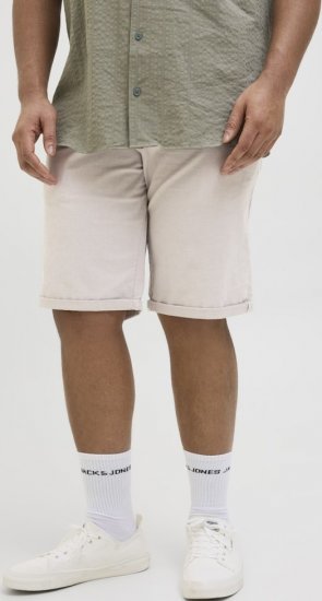 Jack & Jones Marco Erik Chino Shorts Grey - Šortky - Šortky Nadměrné Velikosti W40-W60