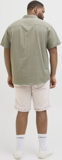 Jack & Jones Marco Erik Chino Shorts Grey - Šortky - Šortky Nadměrné Velikosti W40-W60