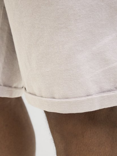 Jack & Jones Marco Erik Chino Shorts Grey - Šortky - Šortky Nadměrné Velikosti W40-W60