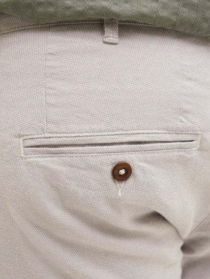 Jack & Jones Marco Erik Chino Shorts Grey - Šortky - Šortky Nadměrné Velikosti W40-W60