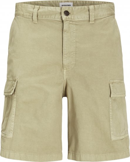 Jack & Jones Karl Avery Cargo Shorts Beige - Šortky - Šortky Nadměrné Velikosti W40-W60