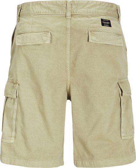 Jack & Jones Karl Avery Cargo Shorts Beige - Šortky - Šortky Nadměrné Velikosti W40-W60