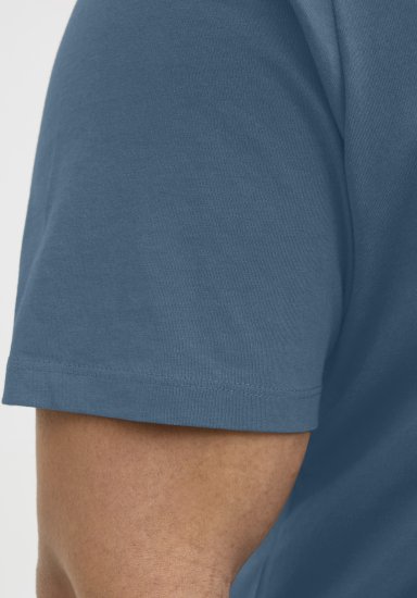 Jack & Jones Hawaii Shape Crew Neck T-Shirt Blue - Trička - Trička nadměrné velikosti - 2XL-14XL