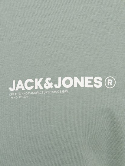 Jack & Jones Hawaii Crew Neck T-Shirt Iceberg Green - Trička - Trička nadměrné velikosti - 2XL-14XL